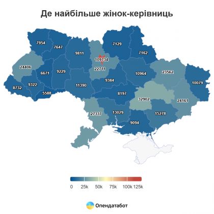 Report Де найбільше жінок-керівниць