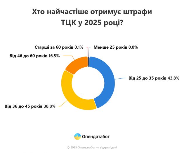 Хто найчастіше отримує штрафи ТЦК у 2025 році_